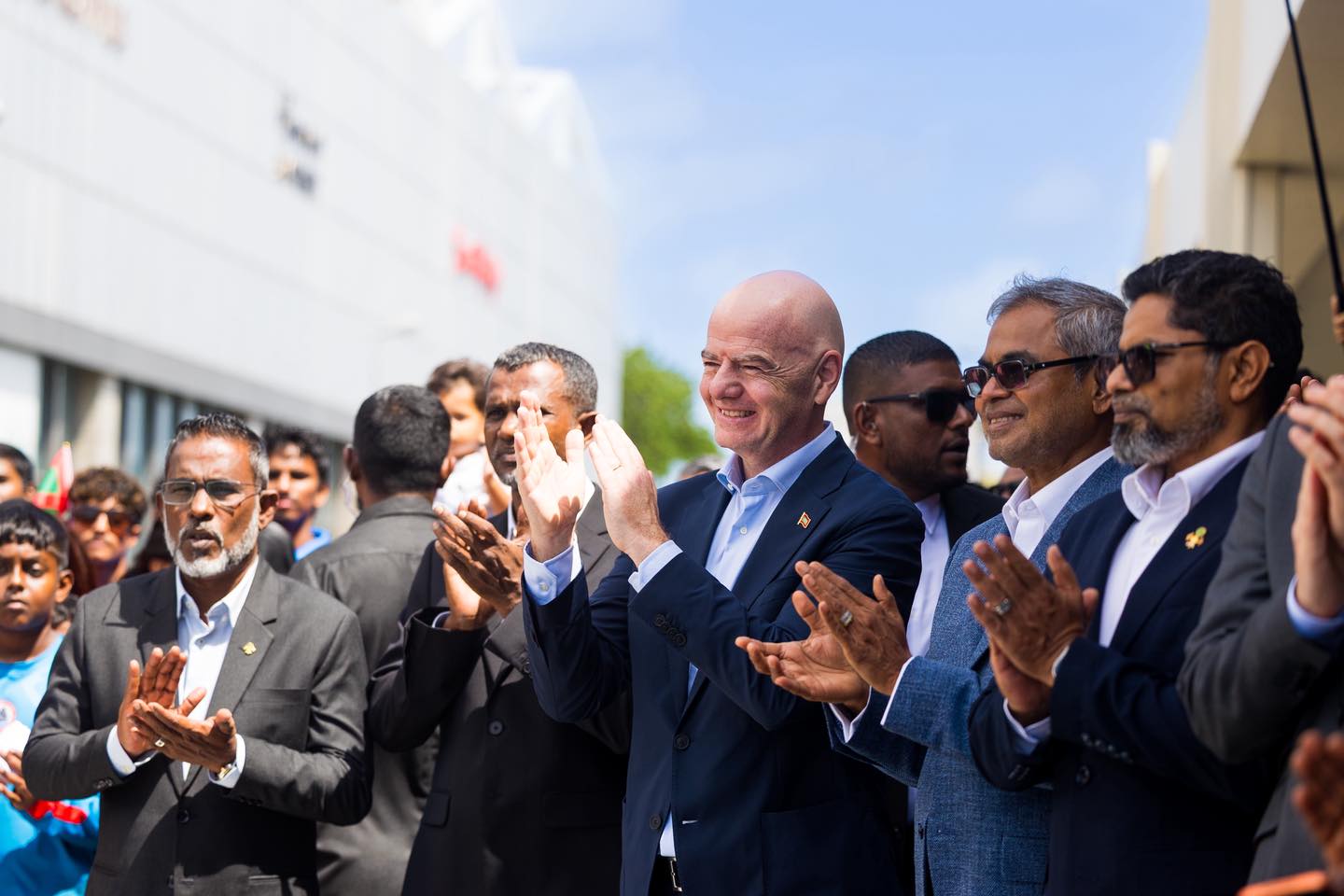 ފީފާގެ ރައީސް ޖިއާނީ އިންފަންޓީނޯ ރާއްޖެ ވަޑައިގެންނެވުން -- ފޮޓޯ: އެފްއޭއެމް
